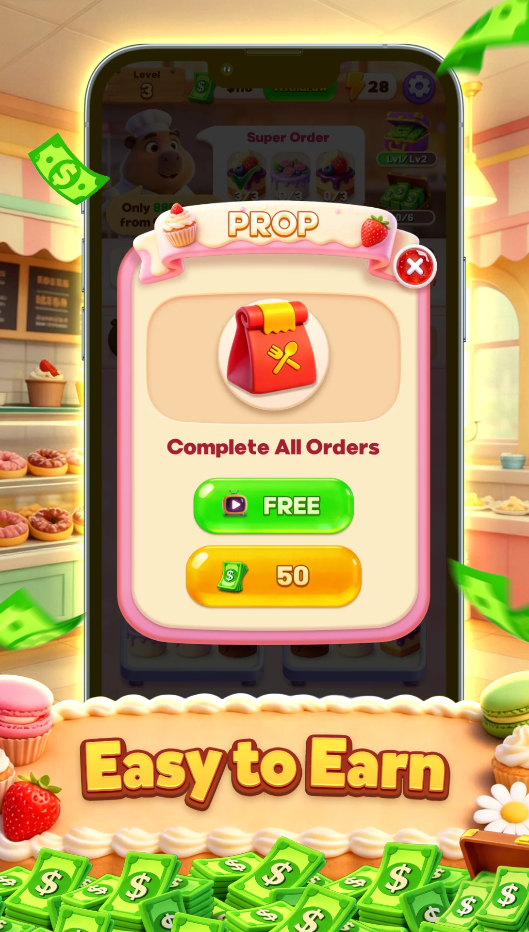 Sweet Factory Tiles Match screenshot